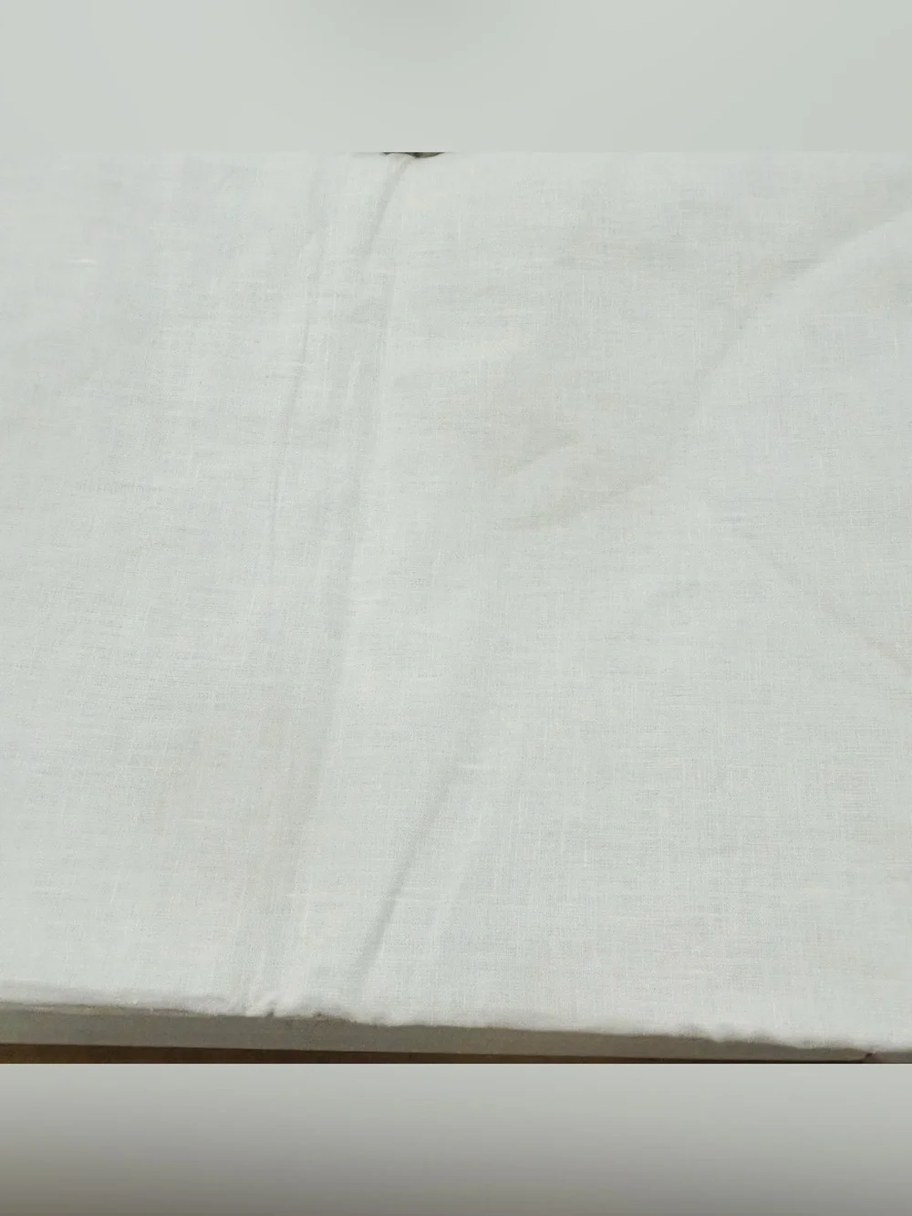 NWT QUINCE Set Of 2 48x96 European Linen True Blackout Curtains Cream 8532